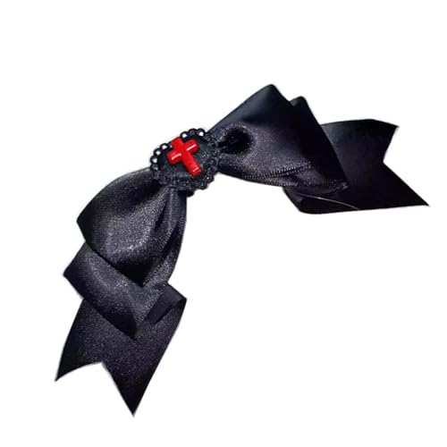 1 x Punk-Stil Herzschleifen Haarspange Cosplay Haarteil Party Kopfbedeckung für Frauen auf der Suche nach einzigartigen Mode-Accessoires von BLNGET