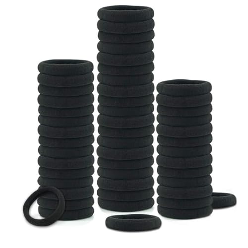 100 Stück bequeme, elastische Haarbänder für Damen, modische Haargummis, trendige Haarringe für den täglichen Gebrauch von BLNGET