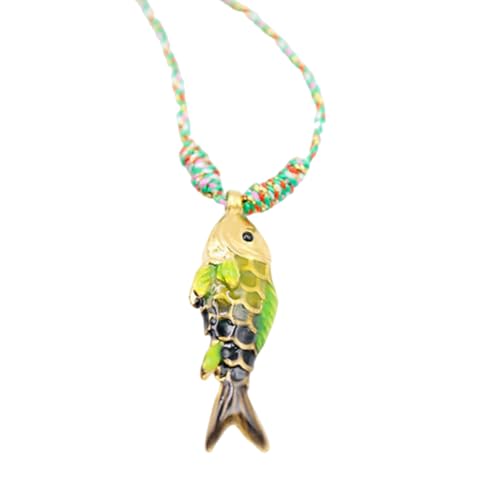 BLNGET Halskette mit Seefisch-Anhänger aus Edelstahl, buntes Marine-Design, optionaler Halsschmuck für Kinder und Erwachsene BLNGET Halskette mit Seefisch-Anhänger aus Edelstahl, buntes Marine-Design, optionaler Halsschmuck für Kinder und Erwachsene von BLNGET