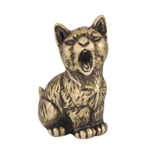 BLNGET Schlüsselanhänger aus Legierung, Katzen-Anhänger, Schmuck, Bastelzubehör, Legierung, Textur, Schmuckkomponente für Retro-Enthusiasten von BLNGET