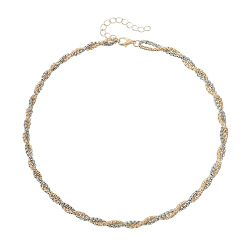 BLNGET Verstellbare Halskette für Damen, stapelbares Kristallglas-Charm-Design, für den täglichen Gebrauch, Partyschmuck, As show, Metall von BLNGET