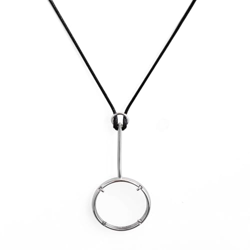 BLNGET Verstellbare Lupe, Glasanhänger, Halskette, Legierung und Glaskette, geeignet für den täglichen Gebrauch, Mode-Accessoires von BLNGET