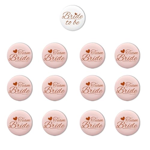 Brautparty-Abzeichen für Braut/Brautjungfern, Junggesellinnenabschied, Bekleidungszubehör für Frauen und Mädchen, As show, Kunststoff von BLNGET