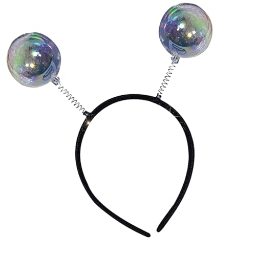 Elastisches Haarband, Federball, für Damen und Mädchen, rutschfest, bequem, für den täglichen Gebrauch und als Weihnachts-Haar-Accessoire von BLNGET