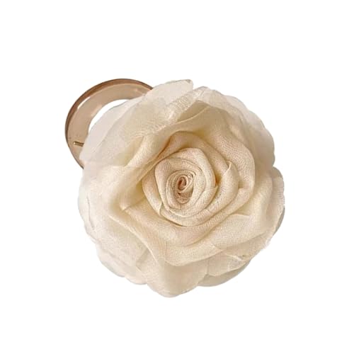 Elegante Haarspange mit Blume, praktische Haarspange, rutschfest, modisches Accessoire für Damen von BLNGET