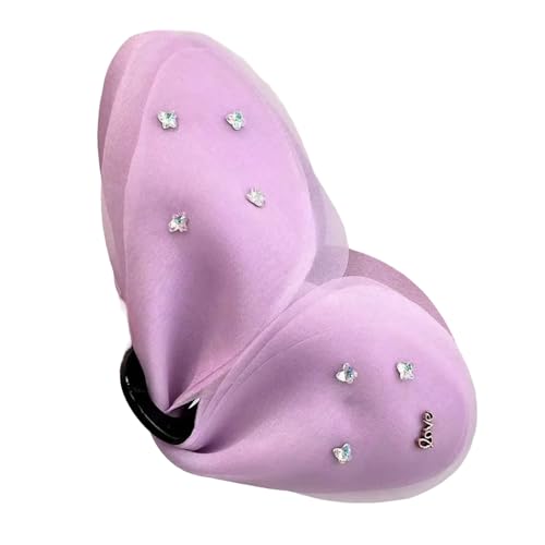 Elegante Netzschleifen Haarspange für Damen, durchsichtiges Haar-Accessoire mit praktischen Haarspangen für das tägliche Styling von BLNGET