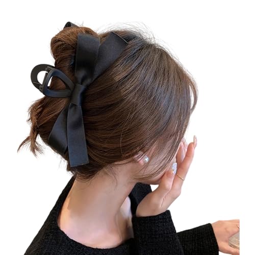 Elegante Schleifen-Haarklammer mit Kunstperlen, Federklemme, modisches Haar-Accessoire für sicheren Dutt, Hochsteckfrisur und den täglichen Gebrauch Elegante Schleifen-Haarklammer mit Kunstperlen, Federklemme, modisches Haar-Accessoire für sicheren Dutt, Hochsteckfrisur und den täglichen Gebrauch von BLNGET