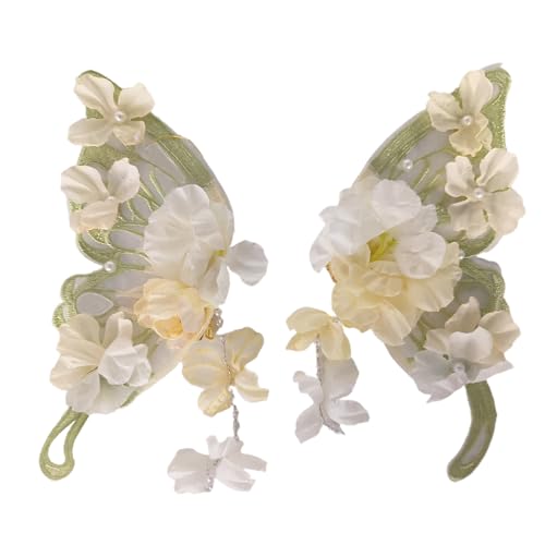 Elegante handgefertigte Schmetterlings-Haarspange aus Seide für Damen, Han-Kostüm, Fransen-Seitenclip für Hochzeiten und Cosplay-Partys Elegante handgefertigte Schmetterlings-Haarspange aus Seide für Damen, Han-Kostüm, Fransen-Seitenclip für Hochzeiten und Cosplay-Partys von BLNGET