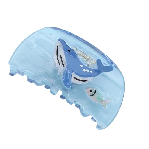 Fisch-Haarklammer, großer Clip, Kopfbedeckung, Haarklammer, elegant, breit, Haarspangen, starker Halt, Haarnadel für Mädchen Fisch-Haarklammer, großer Clip, Kopfbedeckung, Haarklammer, elegant, breit, Haarspangen, starker Halt, Haarnadel für Mädchen von BLNGET