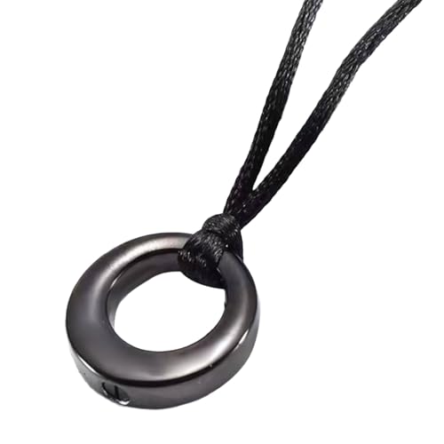 Gedenk-Halskette für Asche mit Metallkette, elegantes Souvenir, Schmuck, Anhänger, Halskette, Accessoire, Geschenk, As show, Metall von BLNGET