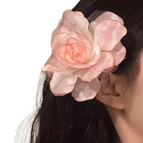 Haarklammer, großer Clip, Kopfbedeckung, Haarklammer, elegant, breit, Haarspangen, starker Halt, Haarnadel für Mädchen von BLNGET