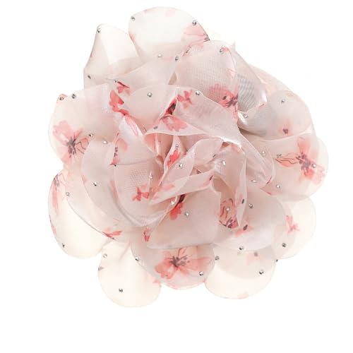 Haarklammer mit Blumenmuster und sicherem Griff, leichte Haarnadel für Damen, für den täglichen Gebrauch im Freien von BLNGET