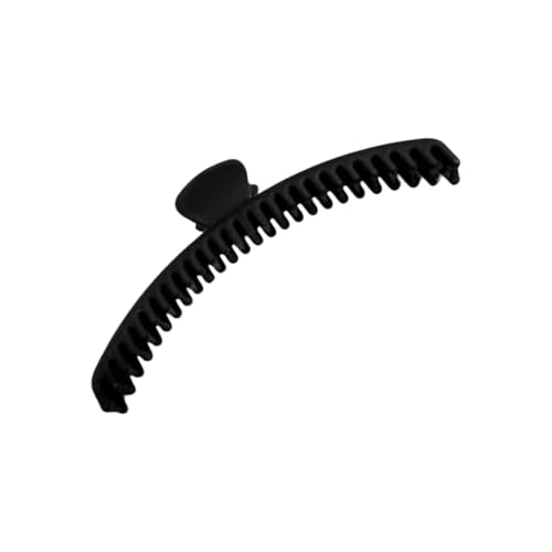 Haarklammer mit feinen Zähnen, strukturiert, glatter Griff, mattes Finish, leichtes Design, kompaktes Haarwerkzeug von BLNGET