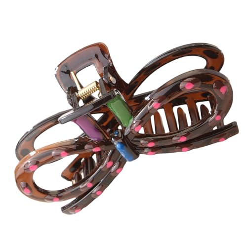 Haarklammer mit großem Herz, Kopfbedeckung, Haarklammer, elegante Herz-Pferdeschwanz-Halter, Haarspangen, starker Halt für Mädchen Haarklammer mit großem Herz, Kopfbedeckung, Haarklammer, elegante Herz-Pferdeschwanz-Halter, Haarspangen, starker Halt für Mädchen von BLNGET