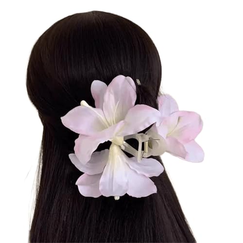 Haarspange im chinesischen Stil, Pfingstrosen, elegantes Blumen-Accessoire für Damen, realistisches Design, stilvolles Haarteil von BLNGET