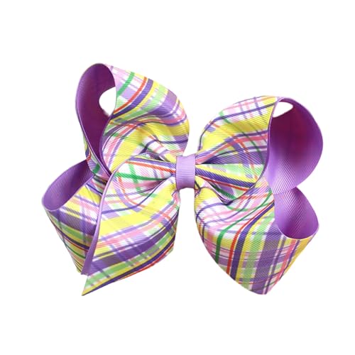 Haarspange mit Ostermotiv und Schleife, Hasen-Druck, Haarspange für Kinder und Erwachsene, für Festivals, Partys und Versammlungen von BLNGET