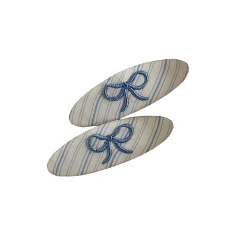 Haarspange mit Stickerei, Schleife, elastische Haarbänder für Kinder und Frauen, weicher Stoff, Haarschmuck für den täglichen Gebrauch von BLNGET