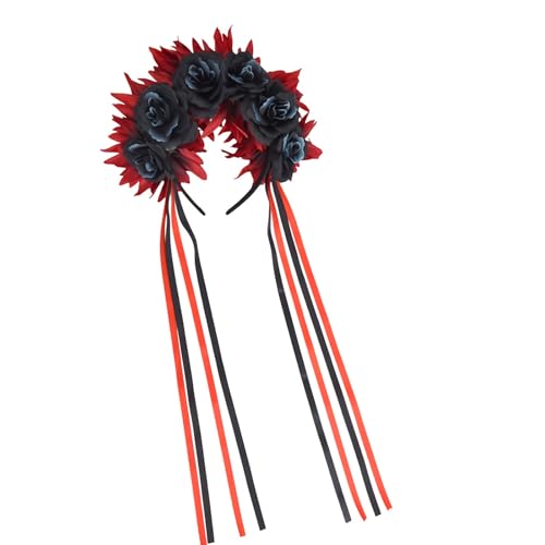 Halloween-Chrysanthemen-Haarband, bequemes Stirnband, Haarschmuck für Kostümpartys und Festival-Events von BLNGET