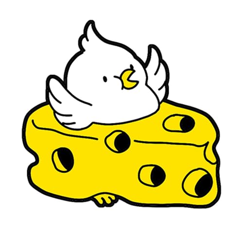 Niedliche Brosche in Kükenform, stilvolles Accessoire für Damen, leicht, dekoratives Schmuckzubehör, As show, Metall von BLNGET