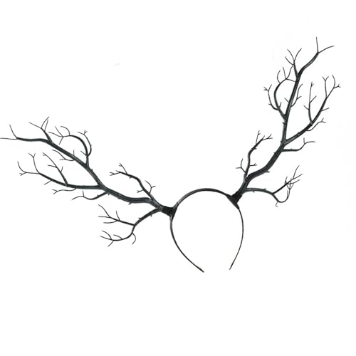 Punk-Haarband mit realistischem Zweig-Design, bequemer Haarreif für Damen, Teenager, Rollenspiel-Partys und den täglichen Gebrauch von BLNGET