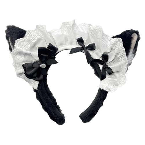 Schönes Plüsch-Stirnband, Schleife, Haarschmuck, Kopfschmuck für modische Damen und süße Enthusiasten von BLNGET