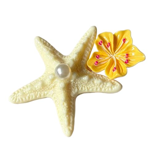 Seitliche Haarspange mit Seestern-Design, leicht, bequem, PVC, Haar-Accessoire für Damen und Mädchen, Strandkleidung Seitliche Haarspange mit Seestern-Design, leicht, bequem, PVC, Haar-Accessoire für Damen und Mädchen, Strandkleidung von BLNGET