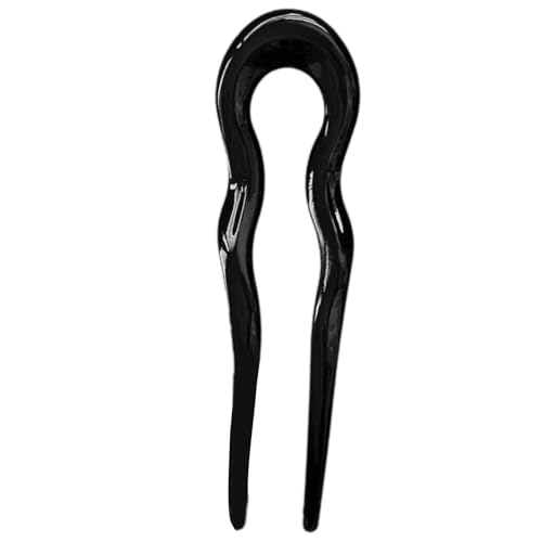 U-förmige Haarnadel aus Acryl für Damen, eleganter Dutt-Halter, sicherer Haarstab für formelle Veranstaltungen und den täglichen Gebrauch von BLNGET