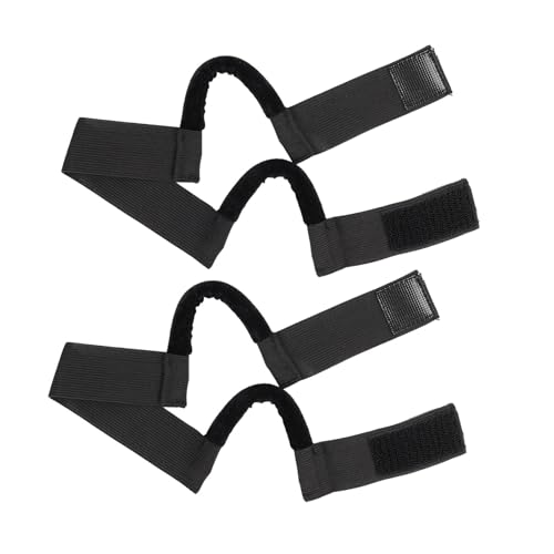 Verstellbare elastische Stirnbänder, Mehrzweck-Stirnbänder, sichere Befestigungsbänder für Perücken, Schwarz, Rosenrot, 2 Stück von BLNGET