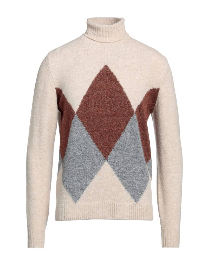 BLOCK23 Rollkragenpullover Herren Beige von BLOCK23