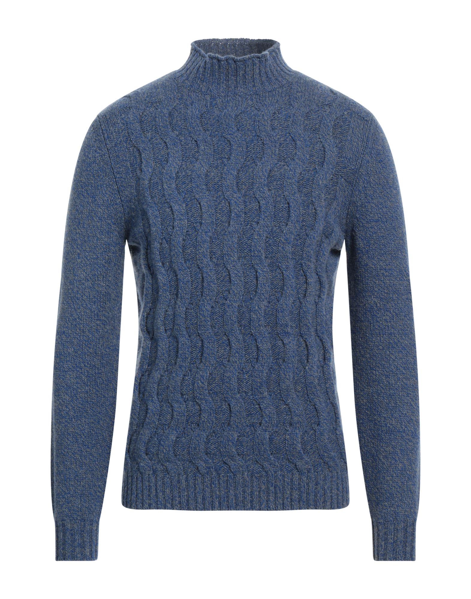 BLOCK23 Rollkragenpullover Herren Blau von BLOCK23