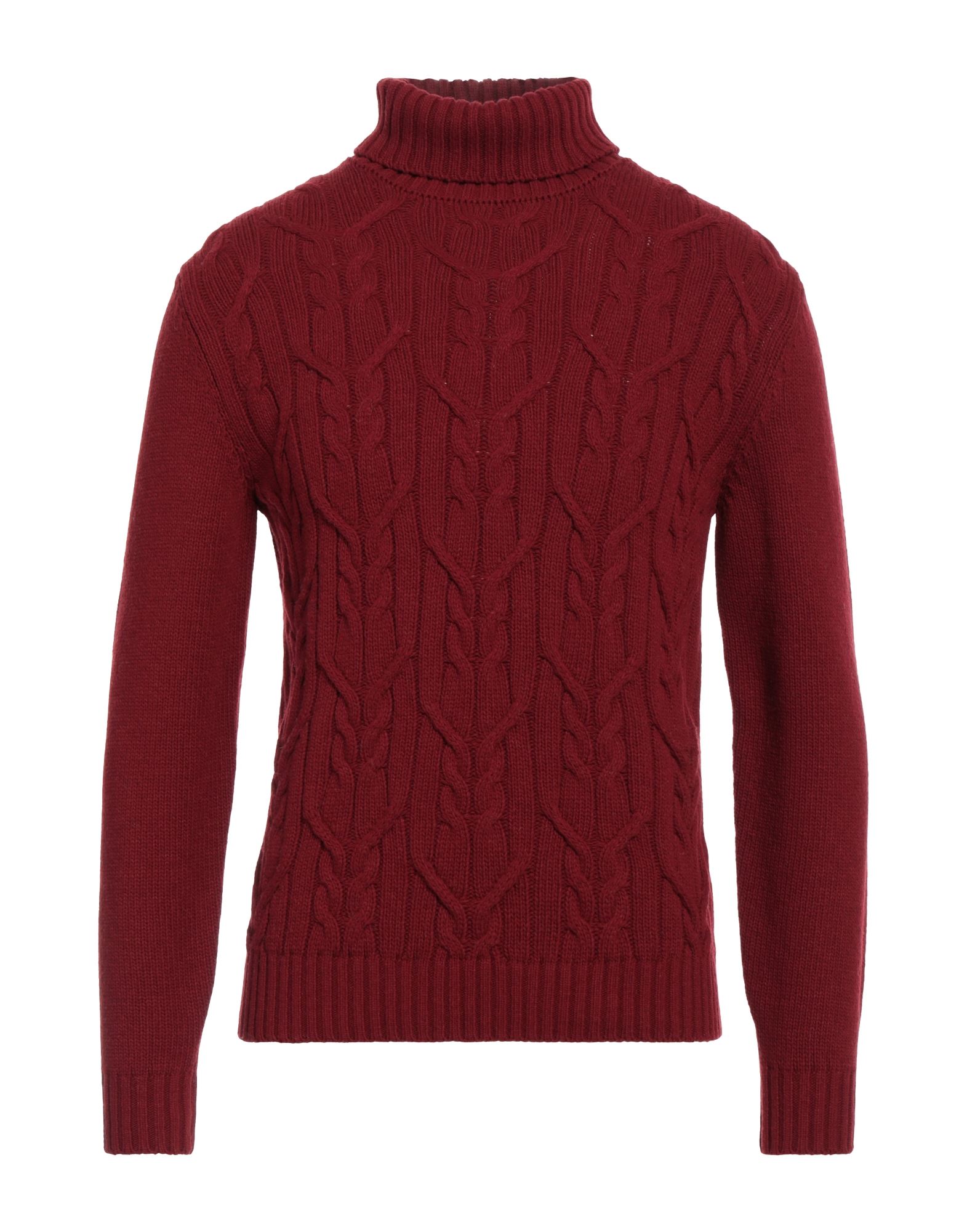 BLOCK23 Rollkragenpullover Herren Bordeaux von BLOCK23