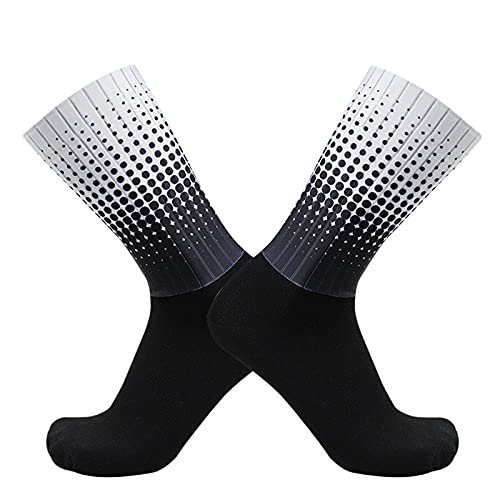 BLOMDE Aero Bike Team Radfahren Socken Kieselgel Rutschfeste Atmungsaktive Pro Racing Sports Socken Männer-02. von BLOMDE