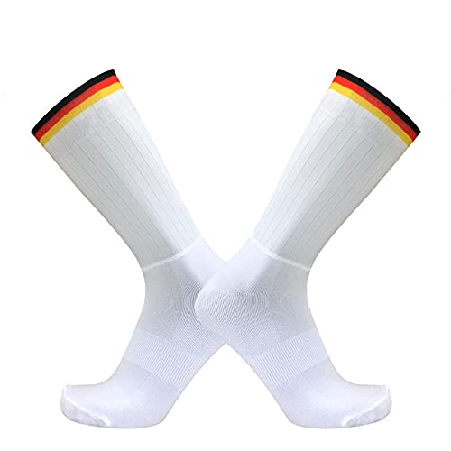 BLOMDE Anti Slip Silikon Sommer Aero Socken Radsport Socken Männer Fahrrad Sport Laufen Fahrradsocken-h_1 Paar39-45. von BLOMDE