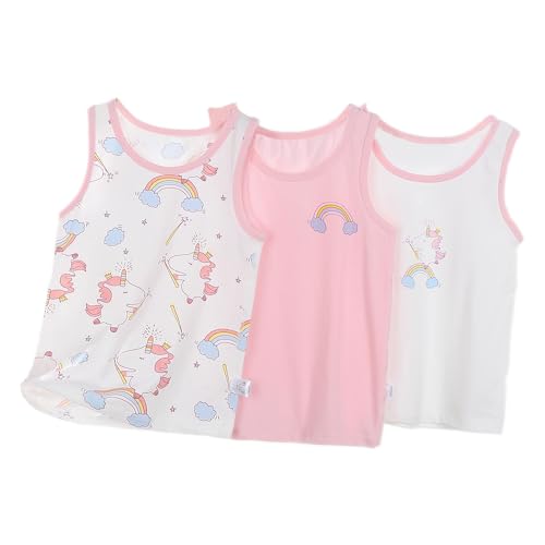 BLOMDES Mädchen rosa Baumwolltop mit Erdbeeraufdruck Assorted Weste für 6-7 Jahre von BLOMDES