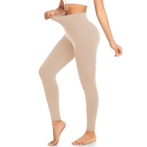 BLONGW Leggings Damen High Waist, Blickdicht Sport Leggins Elastisch Yogahose Sporthose mit Bauchkontrolle für Yoga Gym Fitness Outdoor von BLONGW