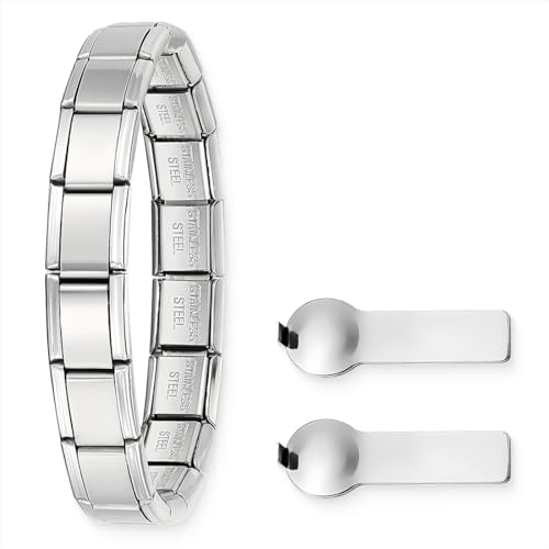 BLPRKOT 3 Stück italian charm bracelet-9mm italian charms Italian Charm Armband Set, italian bracelet Geschenk für frauen mama fashion trend BLPRKOT 3 Stück italian charm bracelet-9mm italian charms Italian Charm Armband Set, italian bracelet Geschenk für frauen mama fashion trend von BLPRKOT