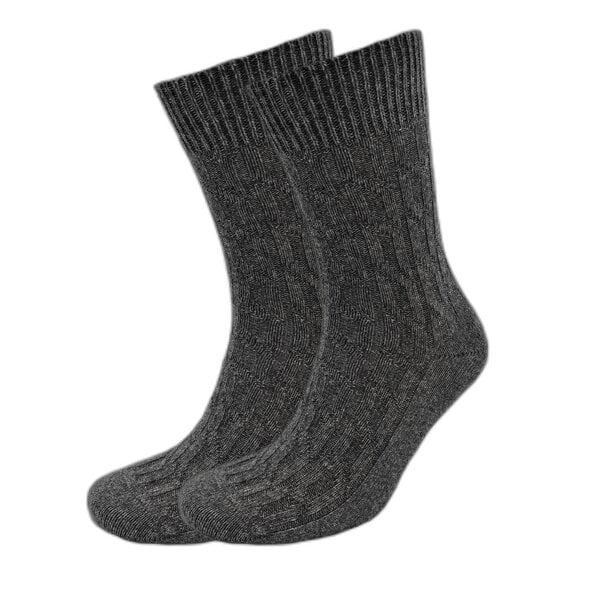 BLS Organic - 2er Pack Jaquard Design GOTS zertifizierte Bio-wolle Damen Socken von BLS Organic