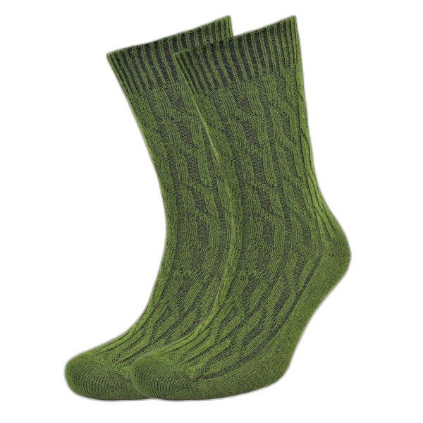 BLS Organic 2er Pack Jaquard Design GOTS zertifizierte Bio-wolle Damen Socken von BLS Organic