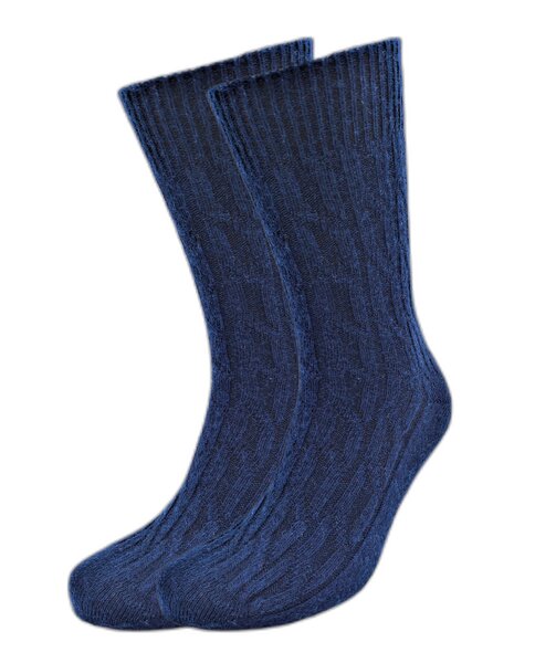 BLS Organic - 2er Pack Jaquard Design GOTS zertifizierte Bio-wolle Damen Socken von BLS Organic