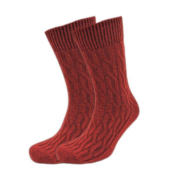 BLS Organic 2er Pack Jaquard Design GOTS zertifizierte Bio-wolle Damen Socken von BLS Organic