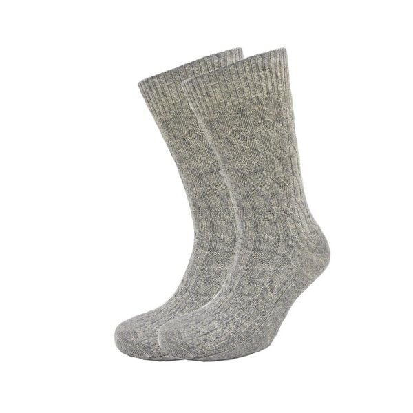 BLS Organic 2er Pack Jaquard Design GOTS zertifizierte Bio-wolle Kinder Socken von BLS Organic