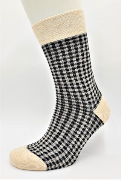 BLS Organic 3er Pack GOTS zertifiziert 98 % Bio-Baumwolle Quadrat Design Socken BLS Organic 3er Pack GOTS zertifiziert 98 % Bio-Baumwolle Quadrat Design Socken von BLS Organic