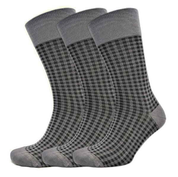 BLS Organic 3er Pack GOTS zertifiziert 98 % Bio-Baumwolle Quadrat Design Socken BLS Organic 3er Pack GOTS zertifiziert 98 % Bio-Baumwolle Quadrat Design Socken von BLS Organic