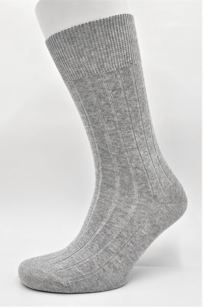 BLS Organic 4er Pack GOTS zertifiziert 98 % Bio-Baumwolle Rippe gemustert Herren Socken von BLS Organic