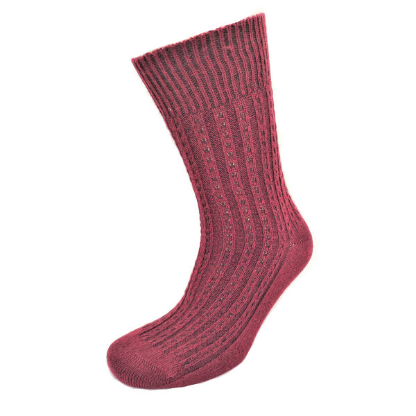 BLS Organic GOTS zertifizierte Bio-wolle Kettendesign Damen Socken von BLS Organic