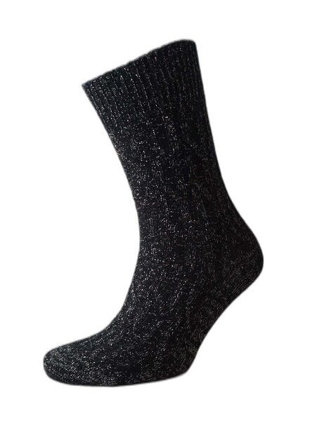 BLS Organic Jaquard Design GOTS zertifizierte Glitter Bio-wolle Damen Socken von BLS Organic