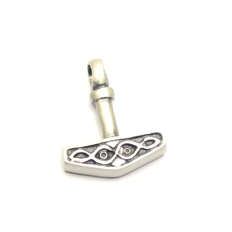 Thors Hammer Klein Mit Band Thorhammer Mjölnir Aus Zinn von abverkaufSoldout