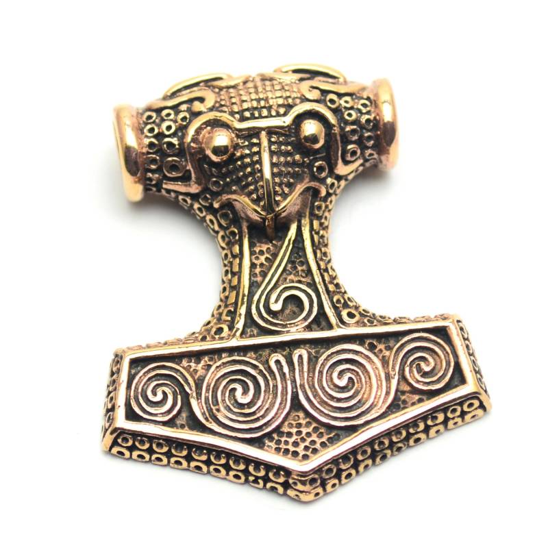 Thors Hammer Pendant Big Bronze Mjoelnir von abverkaufSoldout