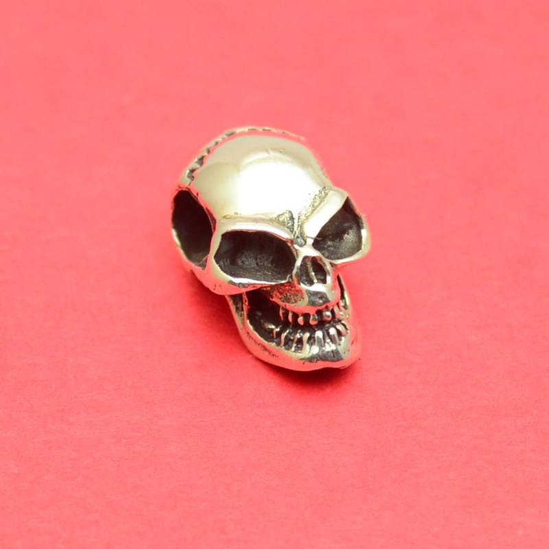 Totenkopf Anhänger 925 Silber Skull , Biker Gothic Massiv von abverkaufSoldout