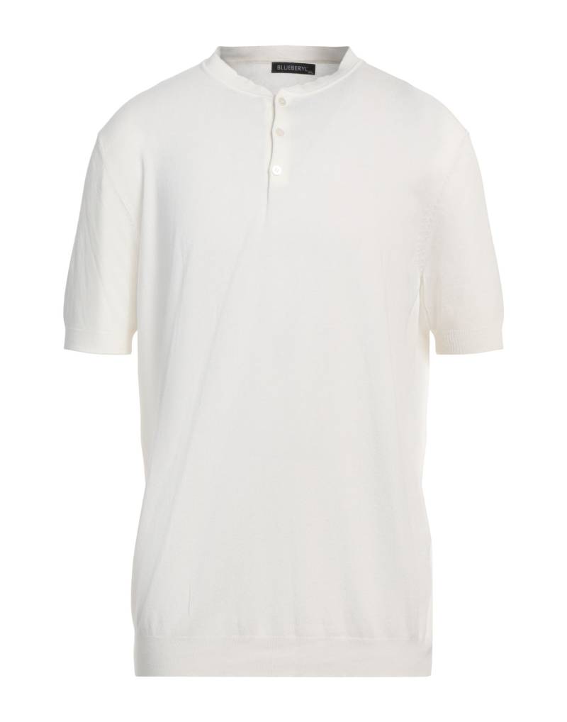 BLUE BERYL Pullover Herren Weiß von BLUE BERYL